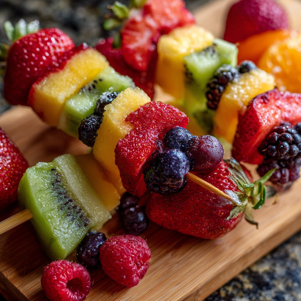 Rainbow Fruit Skewers