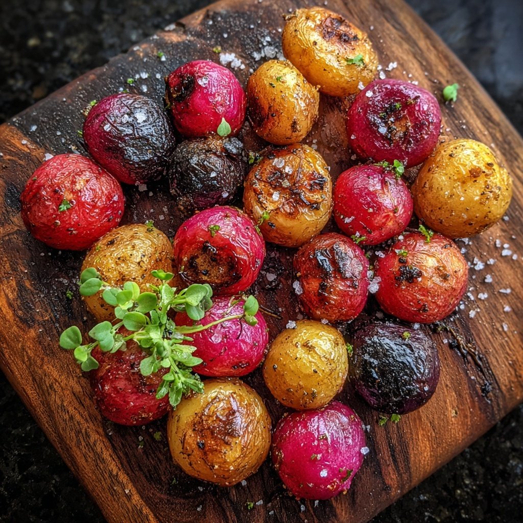 Roasted Radish with Sea Salt