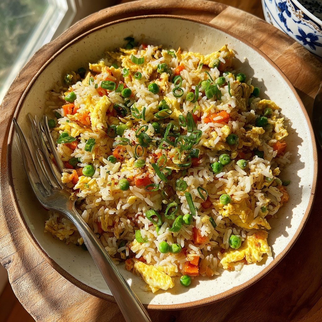 Quick 10 Minute Egg Fried Rice