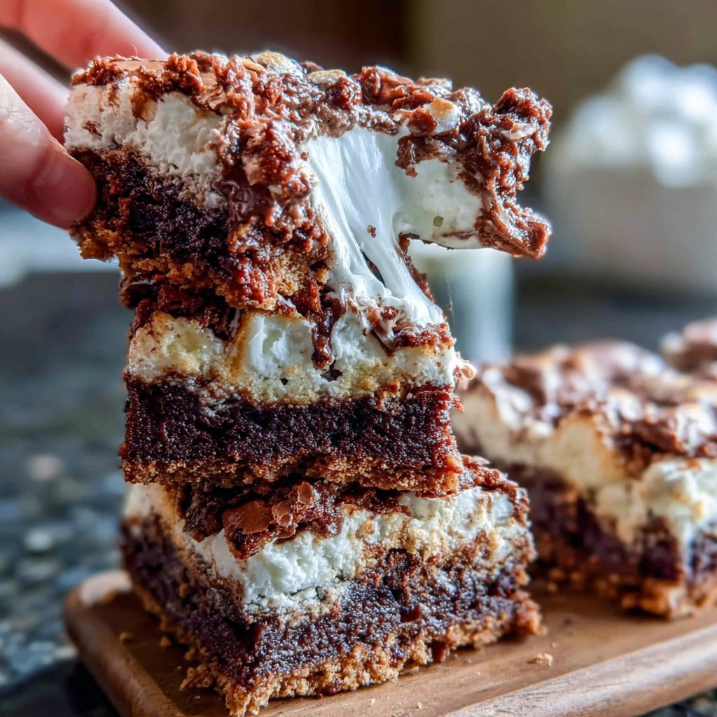 S’mores Brownie Cookie Bars