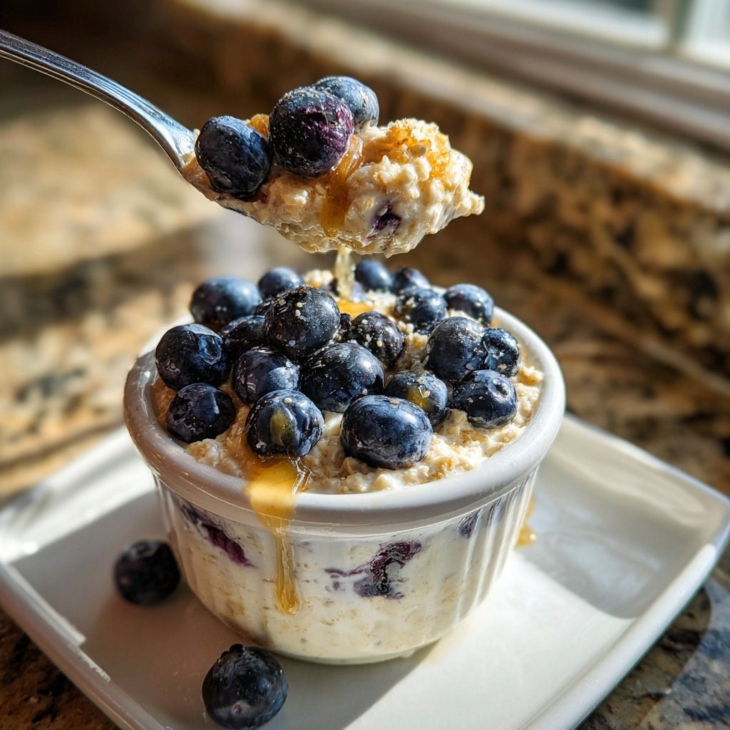 Lemon Blueberry Overnight Oats